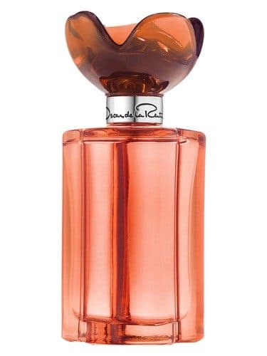 Oscar de la Renta Orange Flower